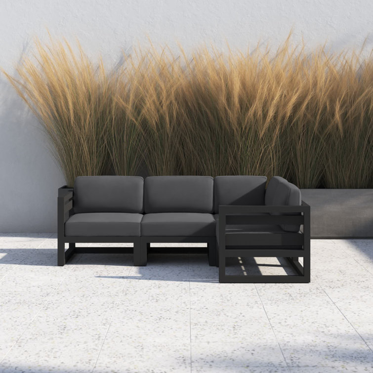 Metal outdoor sectional online sofa